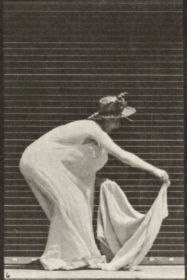 Plate 233 Lifting shawl, putting it around shoulders and turning — figure reference